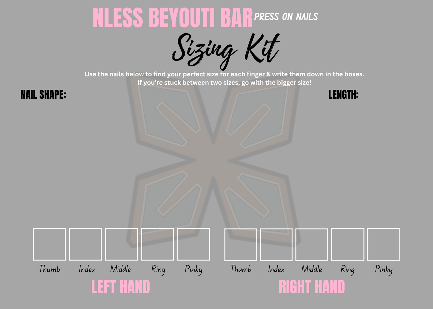 Nail Sizing Kit